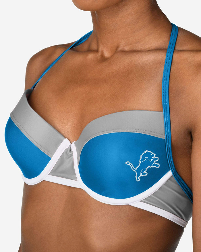 Detroit Lions Team Logo Bikini Top FOCO - FOCO.com