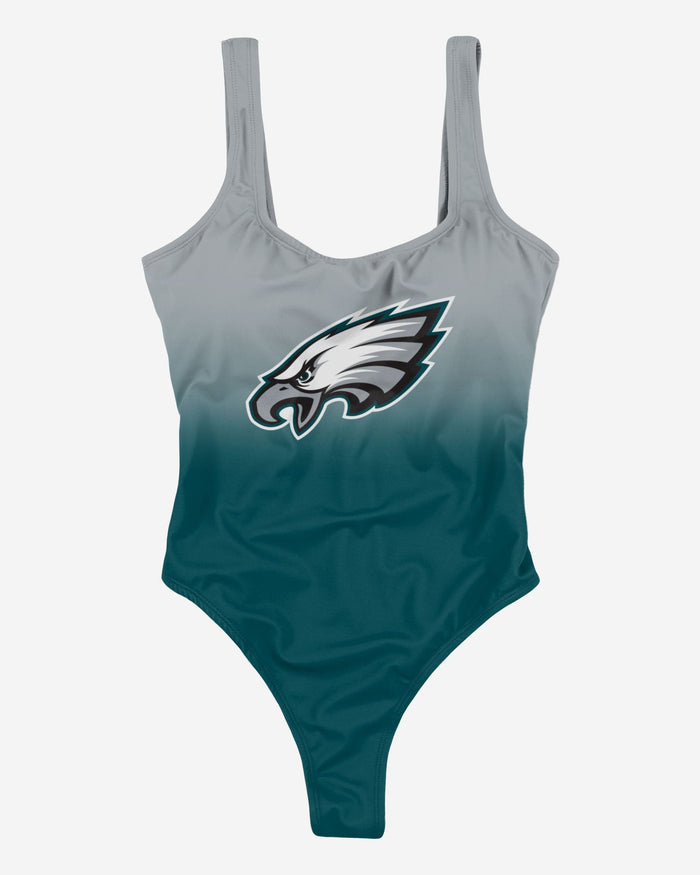 Philadelphia Eagles Womens Gametime Gradient One Piece Bathing Suit FOCO - FOCO.com