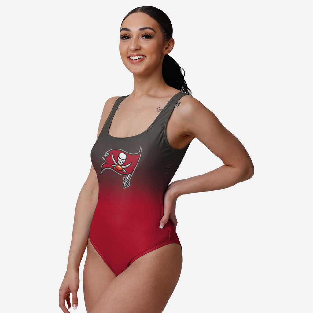 Tampa Bay Buccaneers Womens Gametime Gradient One Piece Bathing Suit FOCO S - FOCO.com