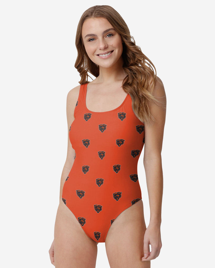 Chicago Bears Womens Mini Print One Piece Bathing Suit FOCO S - FOCO.com