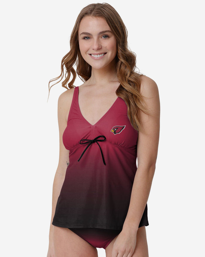 Arizona Cardinals Womens Gametime Gradient Tankini FOCO S - FOCO.com