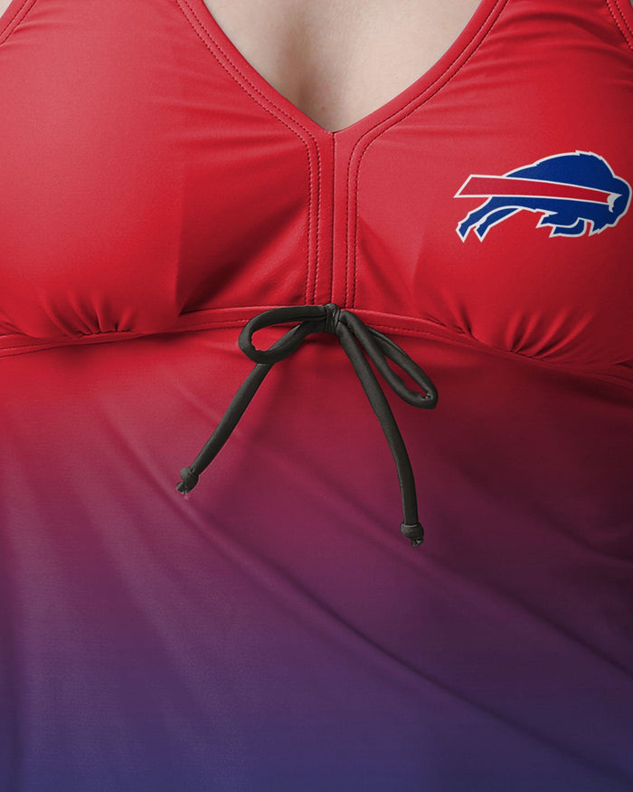 Buffalo Bills Womens Gametime Gradient Tankini FOCO - FOCO.com