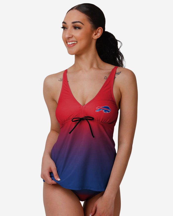 Buffalo Bills Womens Gametime Gradient Tankini FOCO S - FOCO.com