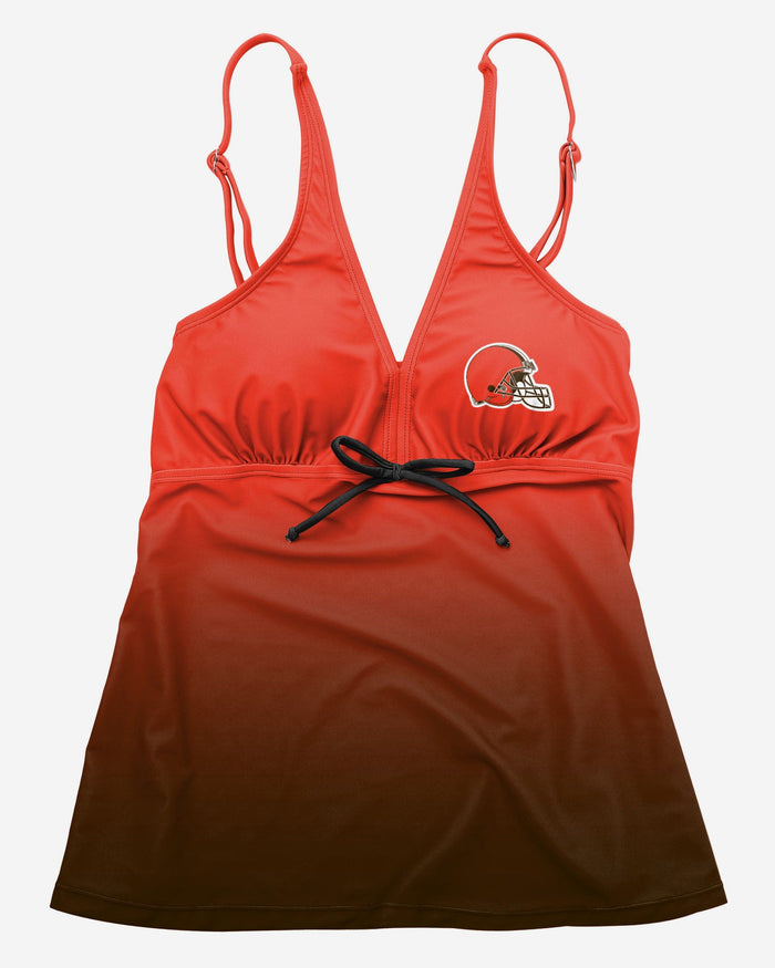 Cleveland Browns Womens Gametime Gradient Tankini FOCO - FOCO.com