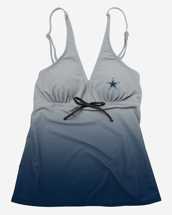 Dallas Cowboys Womens Gametime Gradient Tankini FOCO - FOCO.com