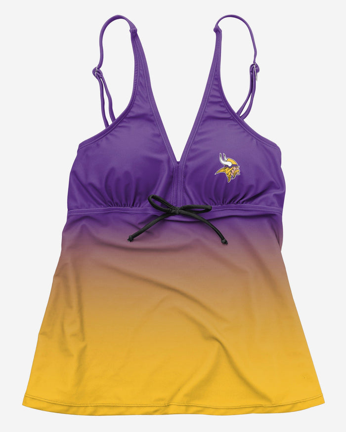 Minnesota Vikings Womens Gametime Gradient Tankini FOCO - FOCO.com