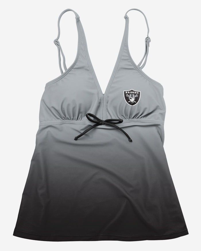 Las Vegas Raiders Womens Gametime Gradient Tankini FOCO - FOCO.com