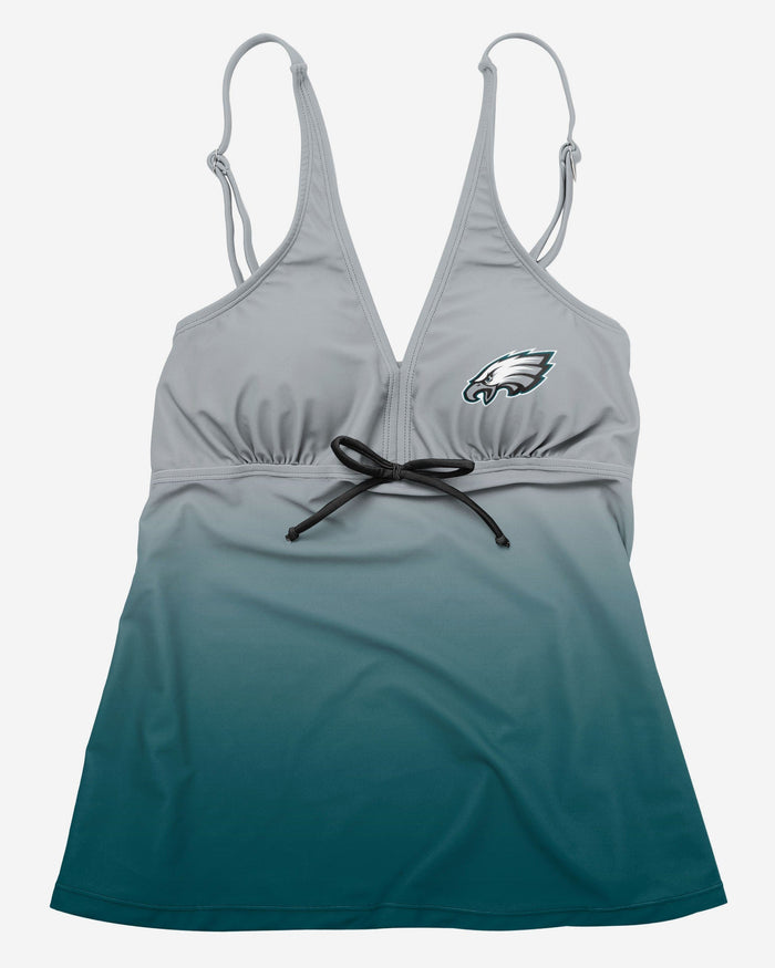 Philadelphia Eagles Womens Gametime Gradient Tankini FOCO - FOCO.com