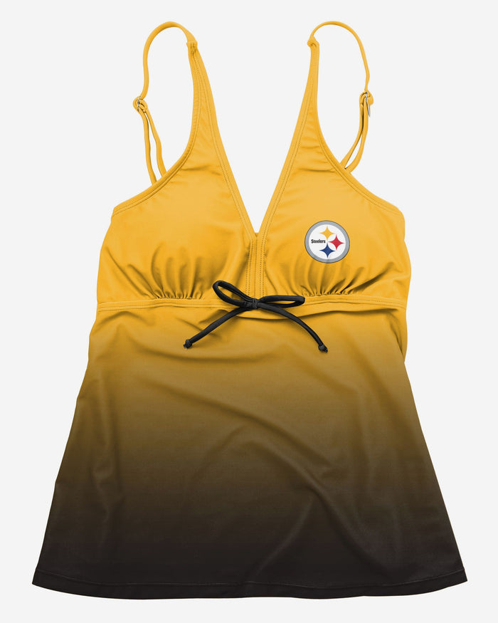 Pittsburgh Steelers Womens Gametime Gradient Tankini FOCO - FOCO.com