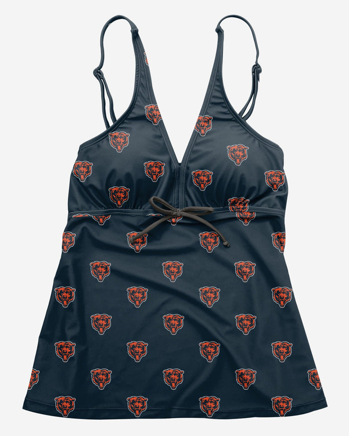 Chicago Bears Womens Mini Logo Tankini FOCO - FOCO.com