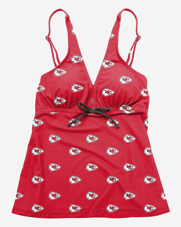 Kansas City Chiefs Womens Mini Logo Tankini FOCO - FOCO.com