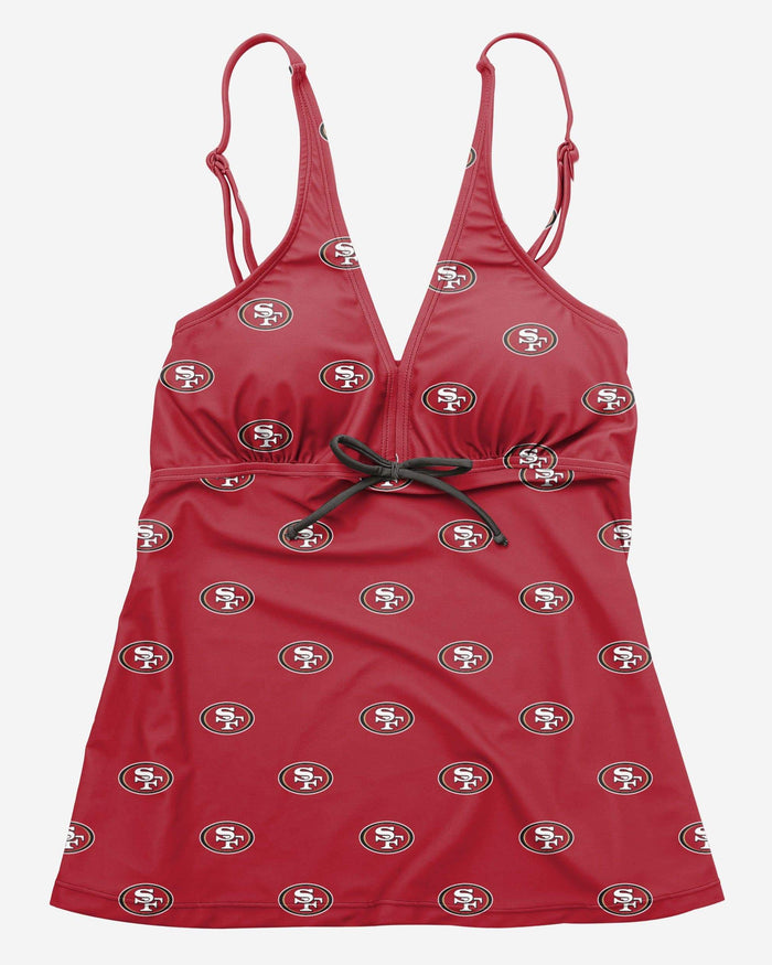 San Francisco 49ers Womens Mini Logo Tankini FOCO - FOCO.com