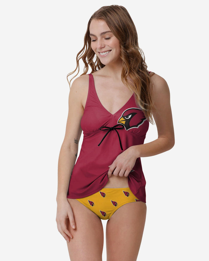 Arizona Cardinals Womens Summertime Solid Tankini FOCO - FOCO.com