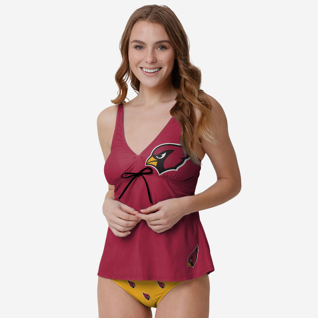 Arizona Cardinals Womens Summertime Solid Tankini FOCO S - FOCO.com