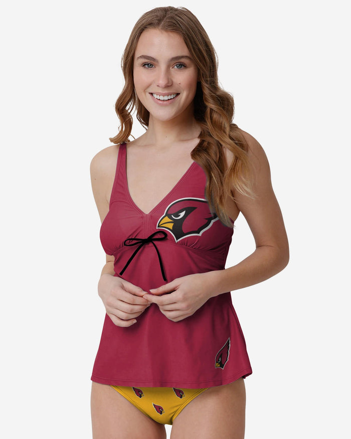 Arizona Cardinals Womens Summertime Solid Tankini FOCO S - FOCO.com