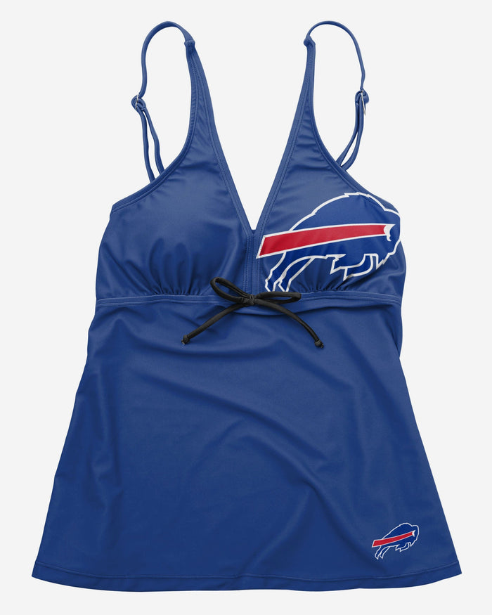 Buffalo Bills Womens Summertime Solid Tankini FOCO - FOCO.com