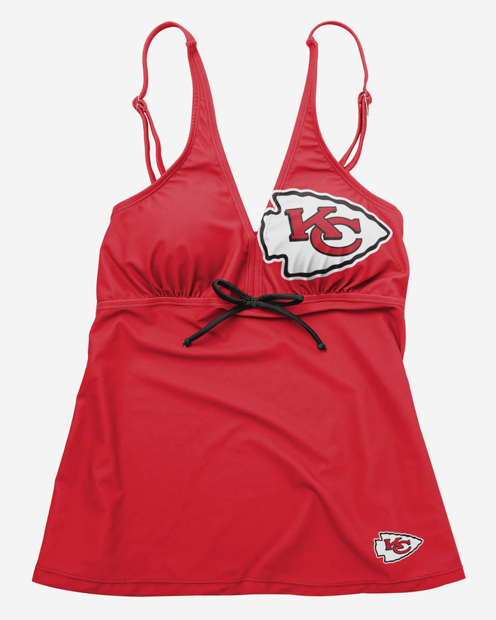 Kansas City Chiefs Womens Summertime Solid Tankini FOCO - FOCO.com