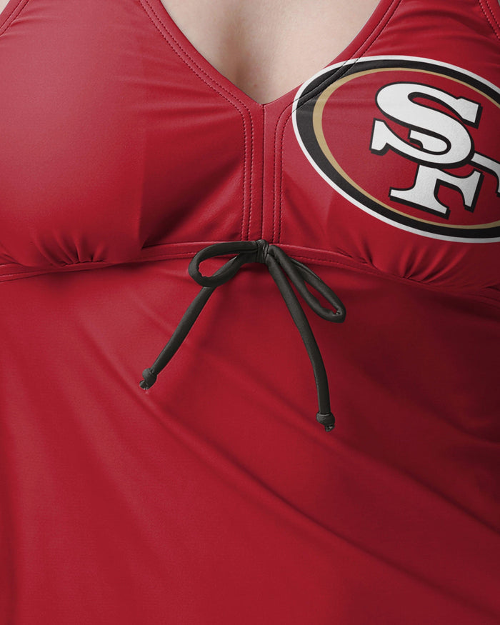 San Francisco 49ers Womens Summertime Solid Tankini FOCO - FOCO.com