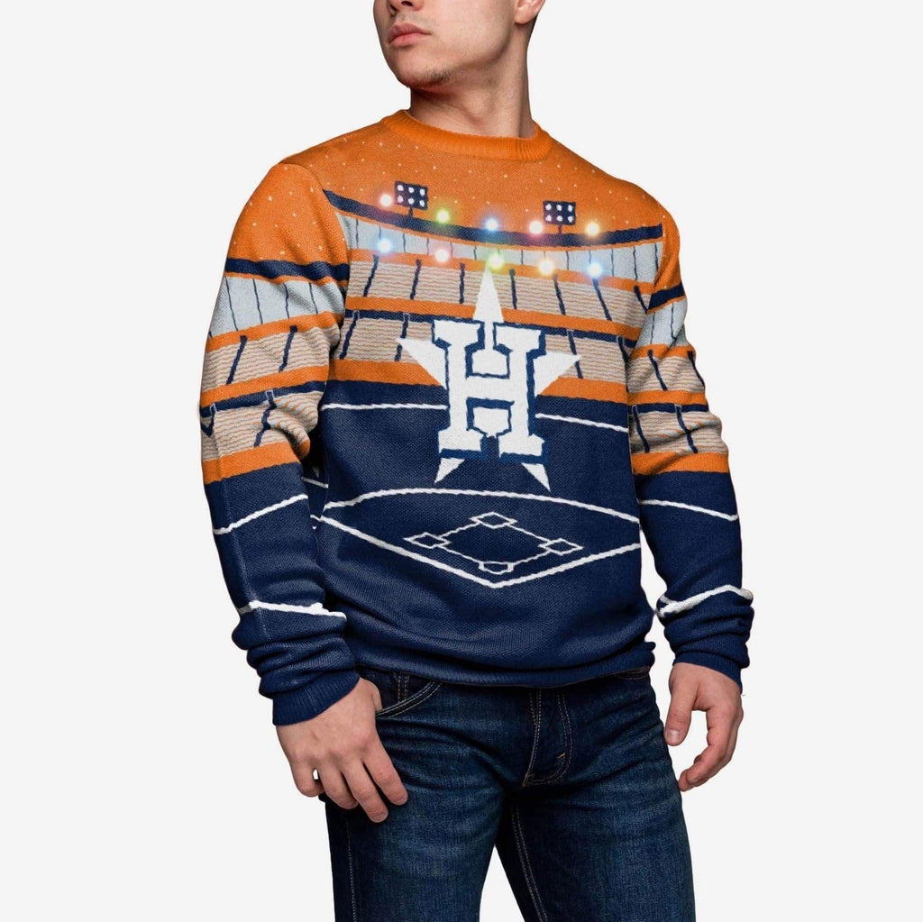 Houston Astros Light Up Bluetooth Sweater FOCO S - FOCO.com