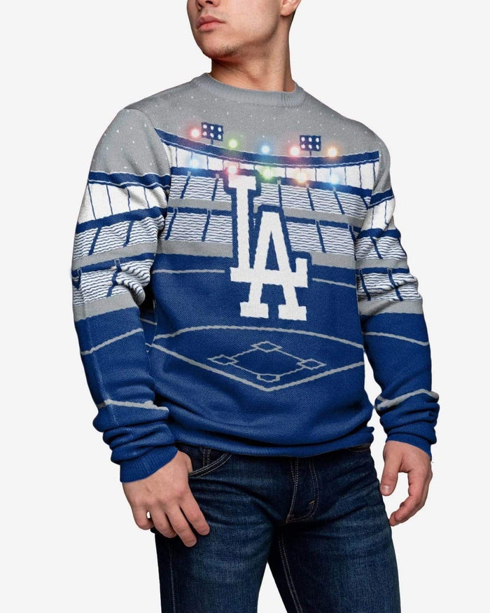 Los Angeles Dodgers Light Up Bluetooth Sweater FOCO S - FOCO.com