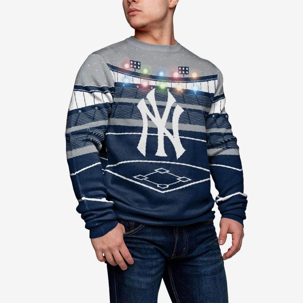 New York Yankees Light Up Bluetooth Sweater FOCO S - FOCO.com