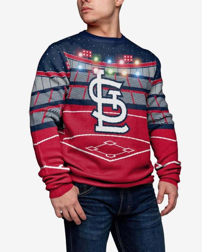 St Louis Cardinals Light Up Bluetooth Sweater FOCO S - FOCO.com