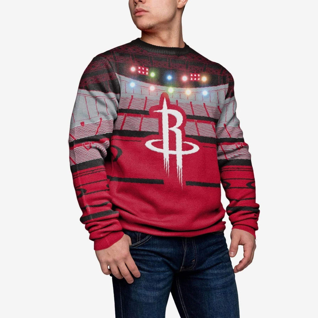 Houston Rockets Light Up Bluetooth Sweater FOCO S - FOCO.com