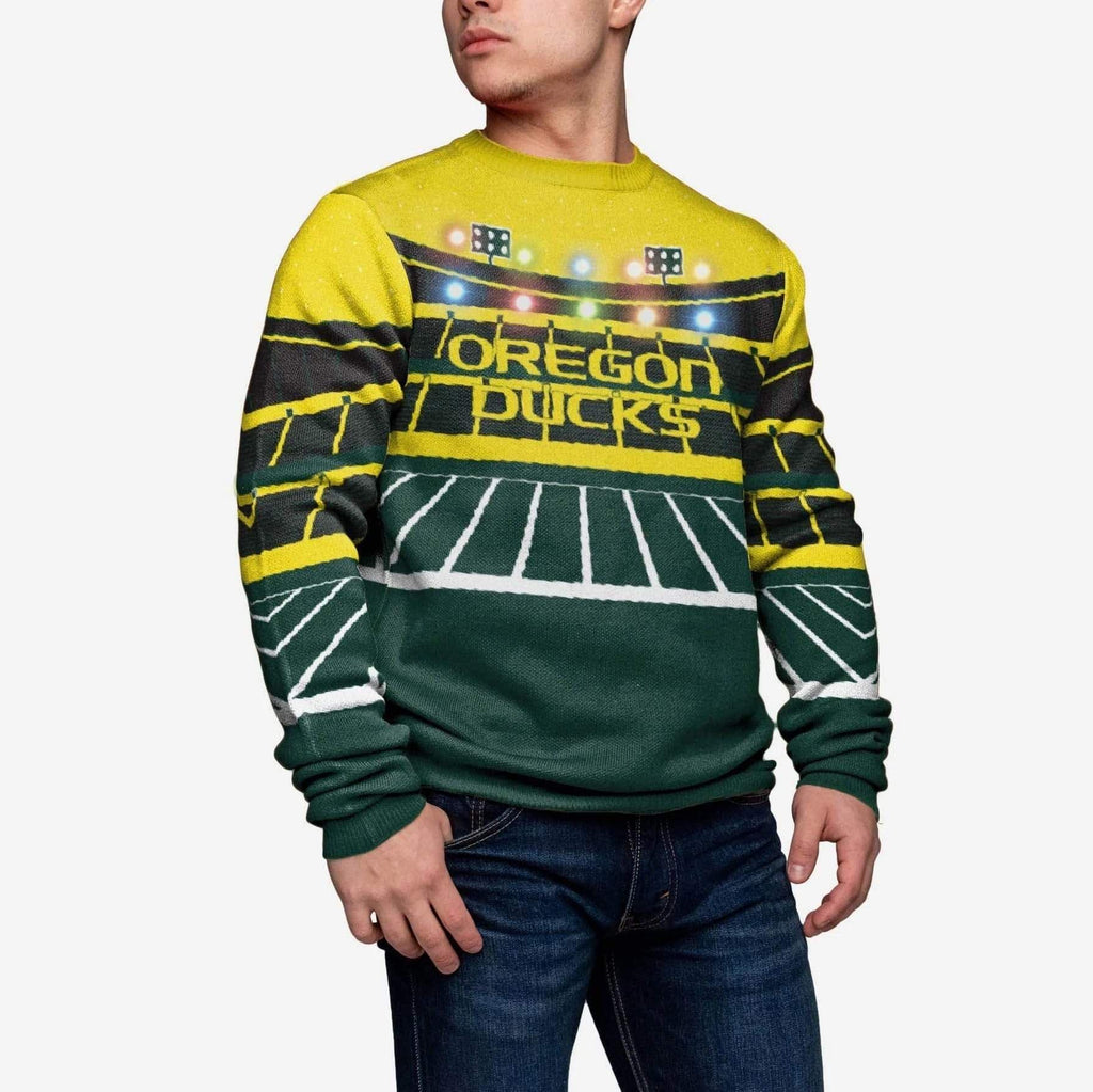 Oregon Ducks Light Up Bluetooth Sweater FOCO S - FOCO.com