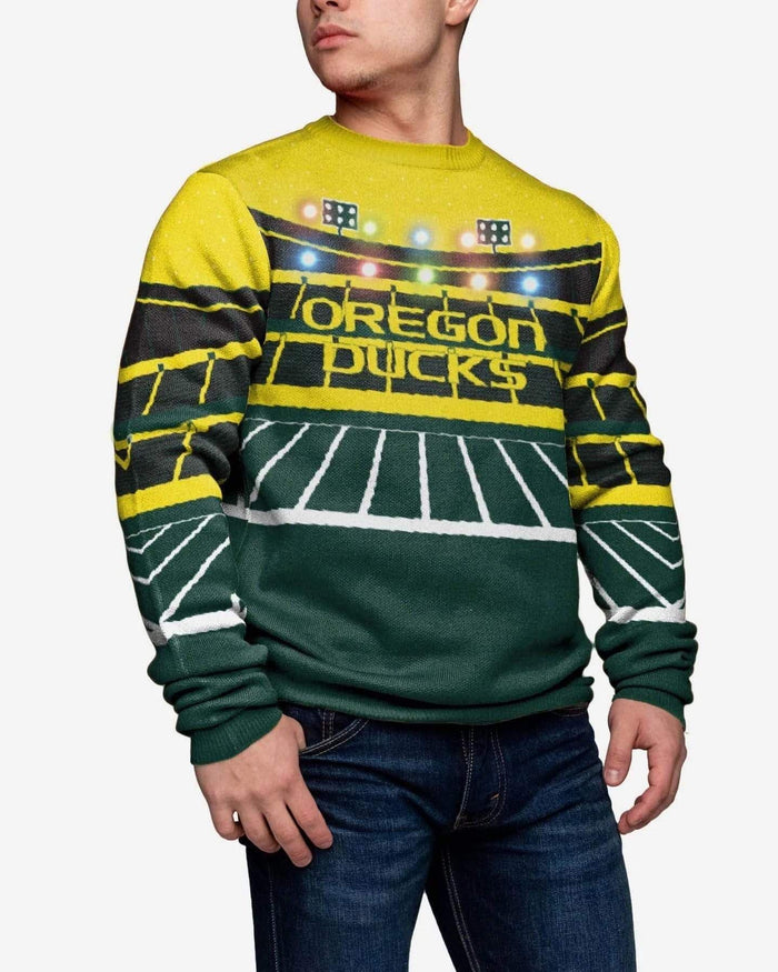 Oregon Ducks Light Up Bluetooth Sweater FOCO S - FOCO.com