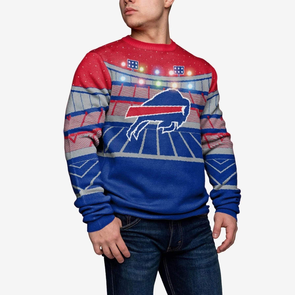 Buffalo Bills Light Up Bluetooth Sweater FOCO S - FOCO.com