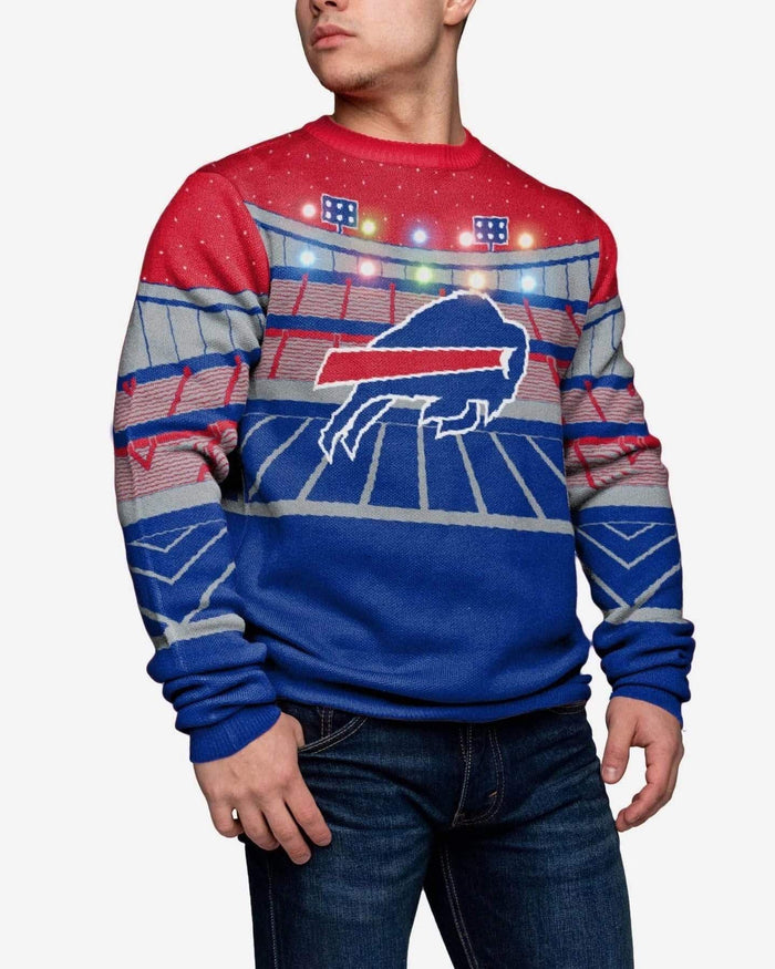 Buffalo Bills Light Up Bluetooth Sweater FOCO S - FOCO.com