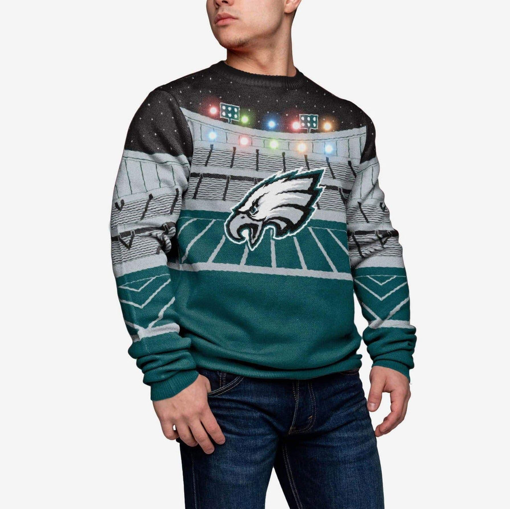 Philadelphia Eagles Light Up Bluetooth Sweater FOCO S - FOCO.com