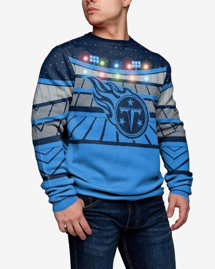 Tennessee Titans Light Up Bluetooth Sweater FOCO S - FOCO.com