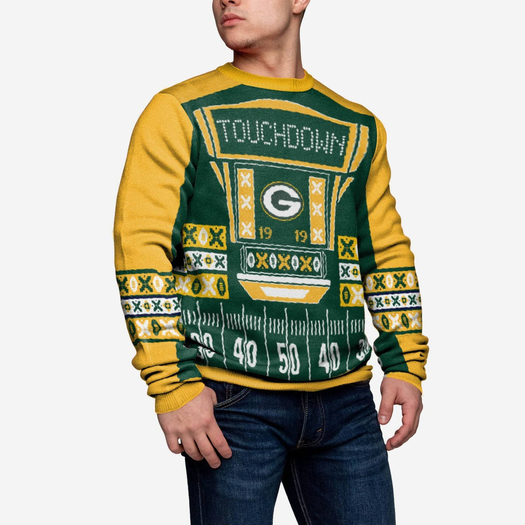 Green Bay Packers Ugly Light Up Sweater FOCO - FOCO.com