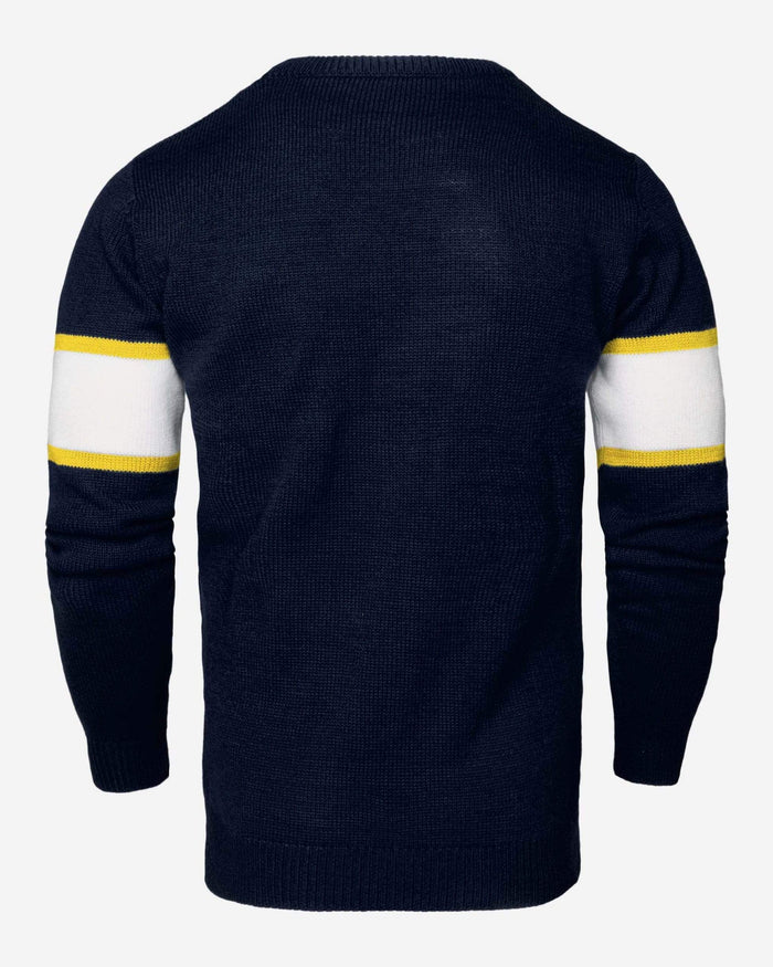 Michigan Wolverines Vintage Stripe Sweater FOCO - FOCO.com