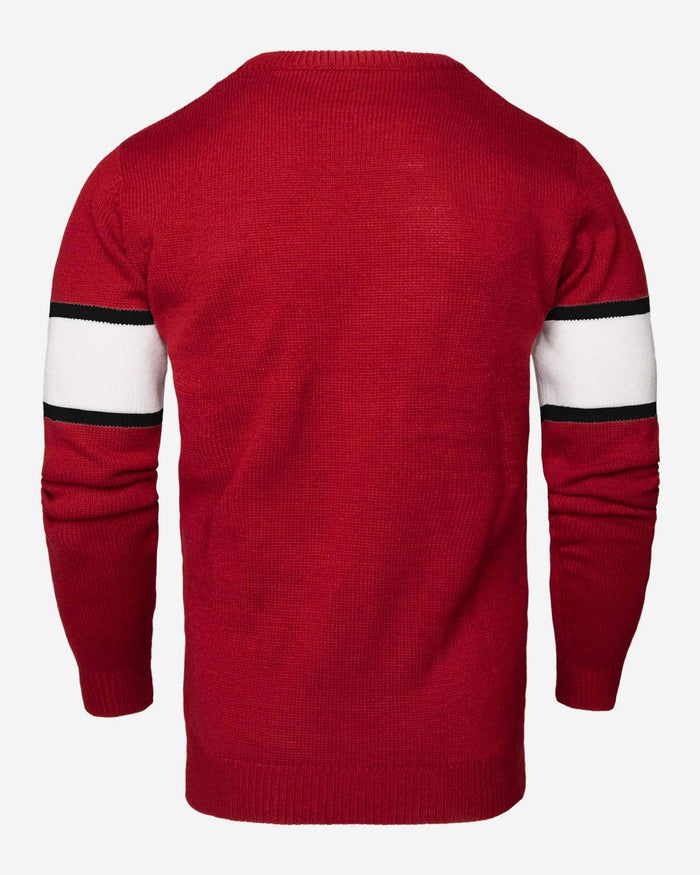 Oklahoma Sooners Vintage Stripe Sweater FOCO - FOCO.com