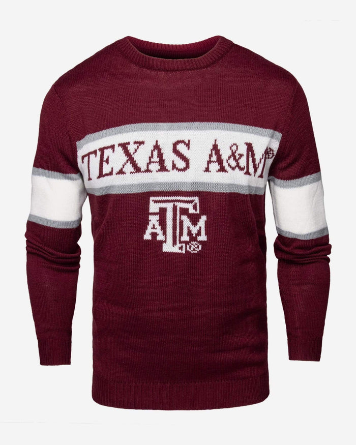 Texas A&M Aggies Vintage Stripe Sweater FOCO - FOCO.com