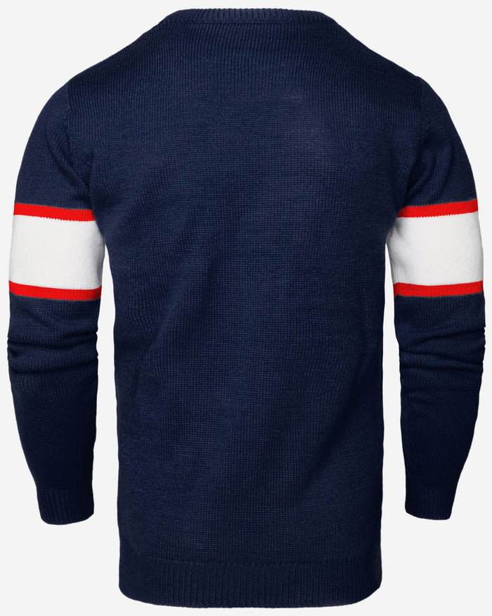 New England Patriots Vintage Stripe Sweater FOCO - FOCO.com