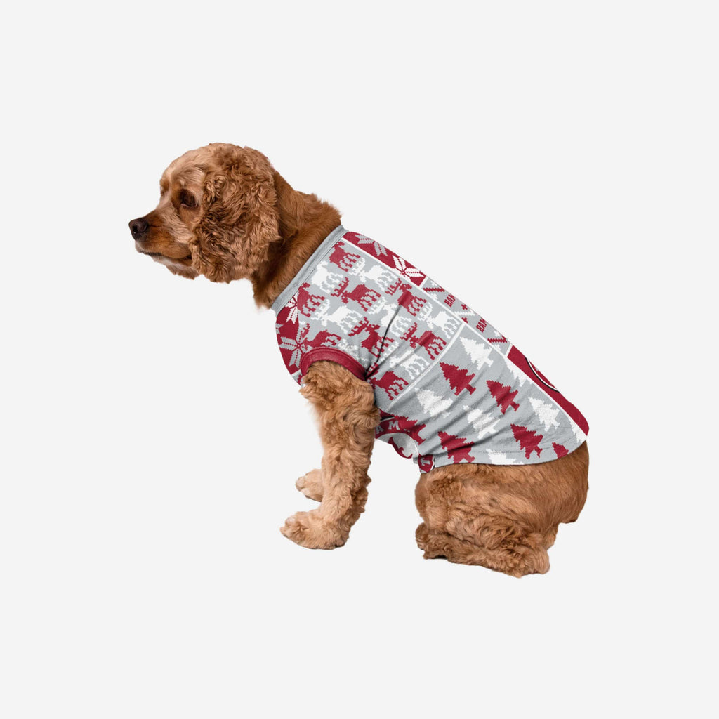 Alabama Crimson Tide Busy Block Dog Sweater FOCO XS - FOCO.com