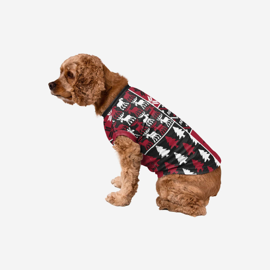 Arkansas Razorbacks Busy Block Dog Sweater FOCO XS - FOCO.com