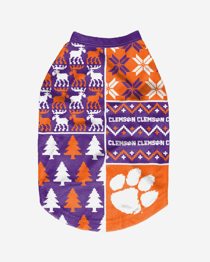 Clemson Tigers Busy Block Dog Sweater FOCO - FOCO.com