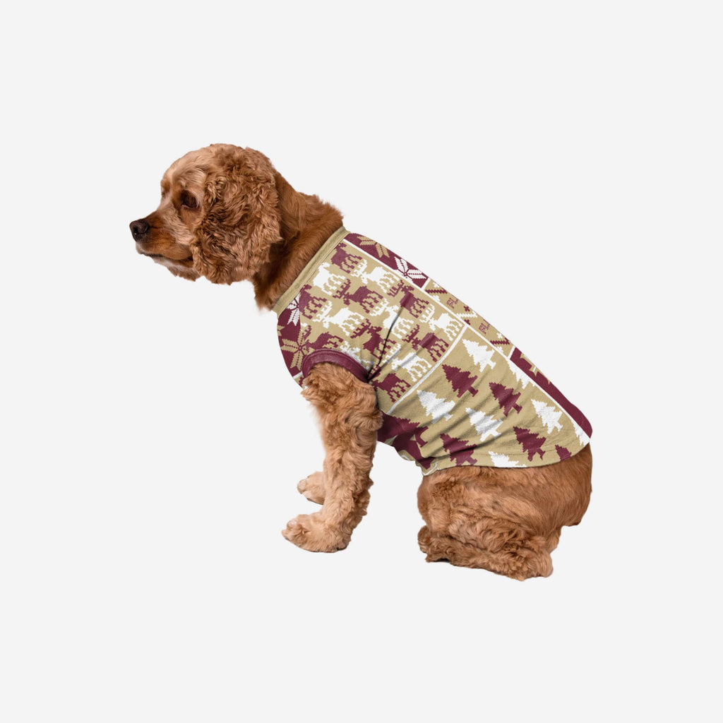 Florida State Seminoles Busy Block Dog Sweater FOCO XS - FOCO.com