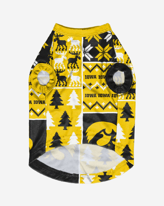 Iowa Hawkeyes Busy Block Dog Sweater FOCO - FOCO.com