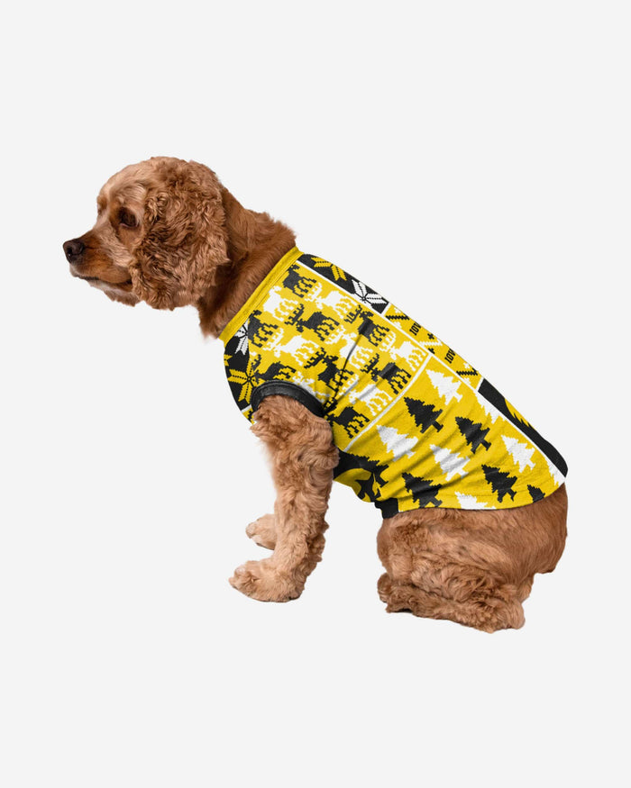 Iowa Hawkeyes Busy Block Dog Sweater FOCO XS - FOCO.com