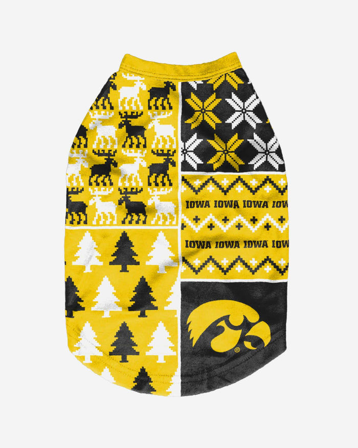 Iowa Hawkeyes Busy Block Dog Sweater FOCO - FOCO.com