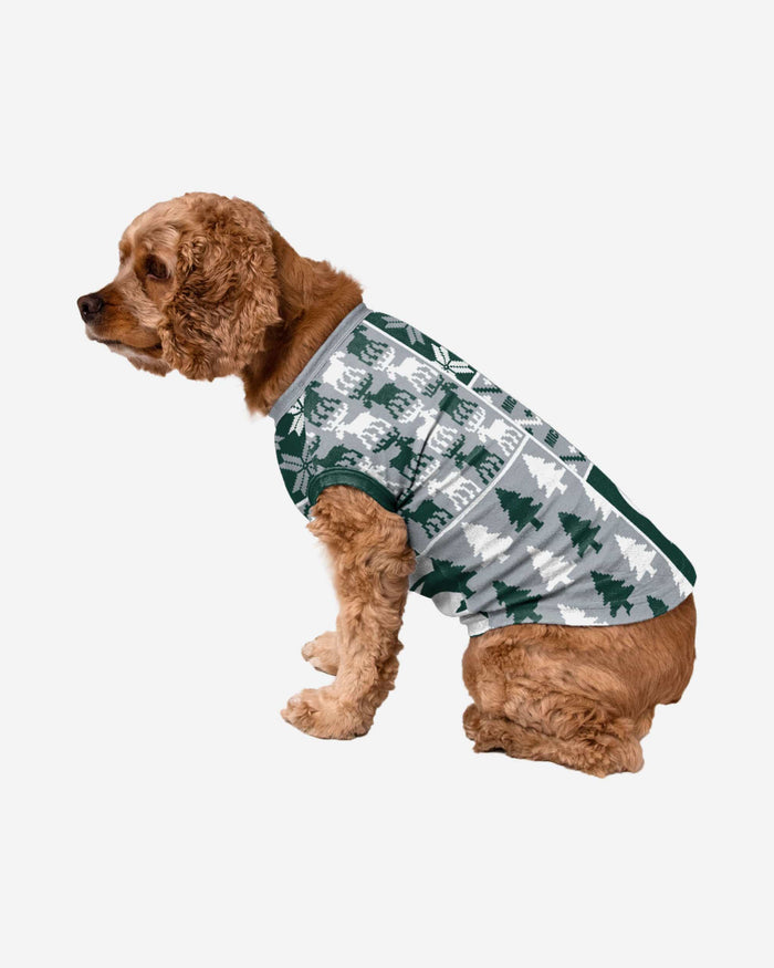 Michigan State Spartans Busy Block Dog Sweater FOCO XS - FOCO.com