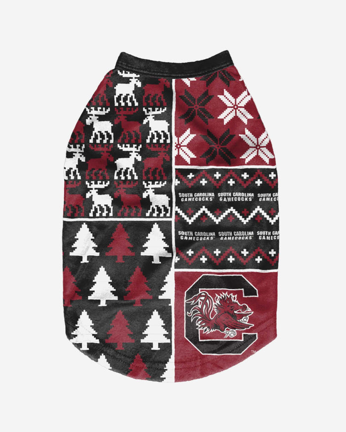 South Carolina Gamecocks Busy Block Dog Sweater FOCO - FOCO.com