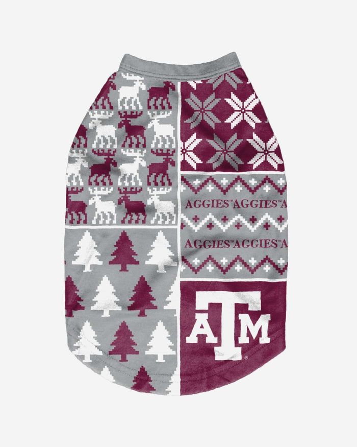 Texas A&M Aggies Busy Block Dog Sweater FOCO - FOCO.com