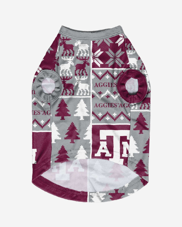 Texas A&M Aggies Busy Block Dog Sweater FOCO - FOCO.com