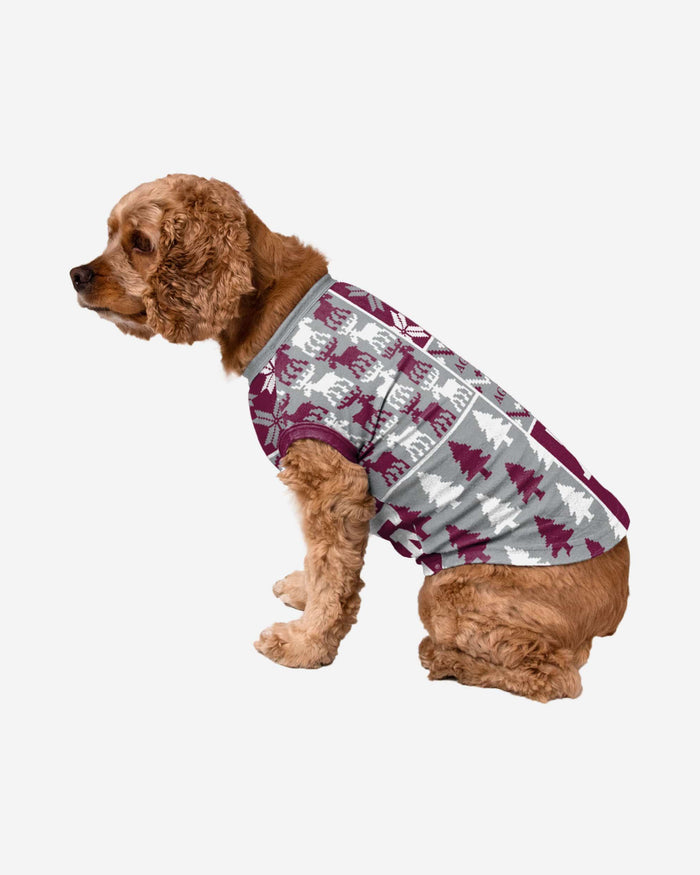 Texas A&M Aggies Busy Block Dog Sweater FOCO XS - FOCO.com